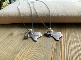"Texas Oilfield..." Hand Stamped Necklace