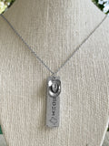 "Home" Hand-stamped Necklace