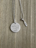 “You’re My Person” Hand Stamped Necklace