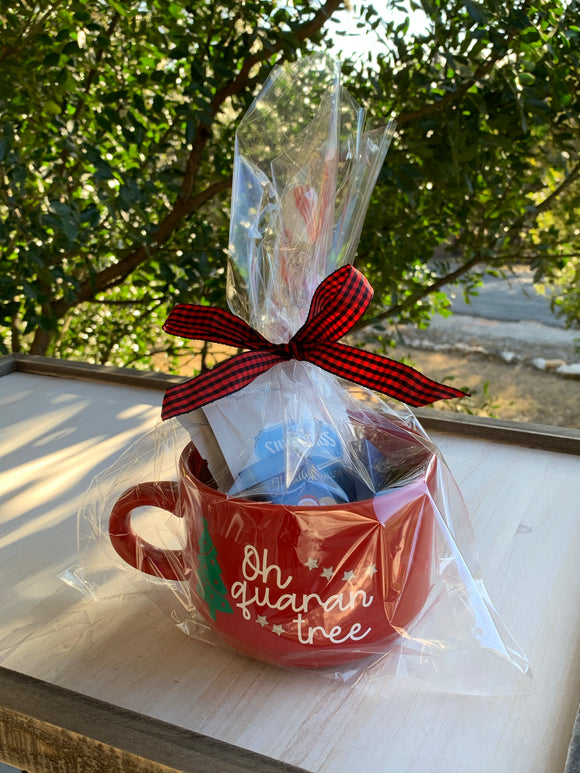 Oh Quaran Tree Mug Set, Christmas Gift Set
